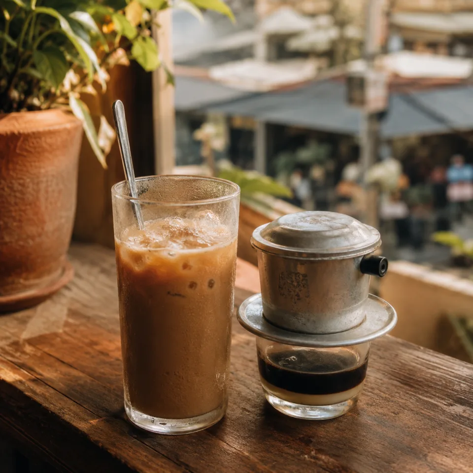 Khu bếp mở của quán